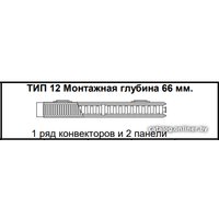 Стальной панельный радиатор Kermi Therm X2 Line-Ventil PLV Тип 12 905x905