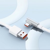 Кабель Xiaomi 6A L-Shaped USB Type-C Data Cable BHR6324CN (1.5 м, белый)