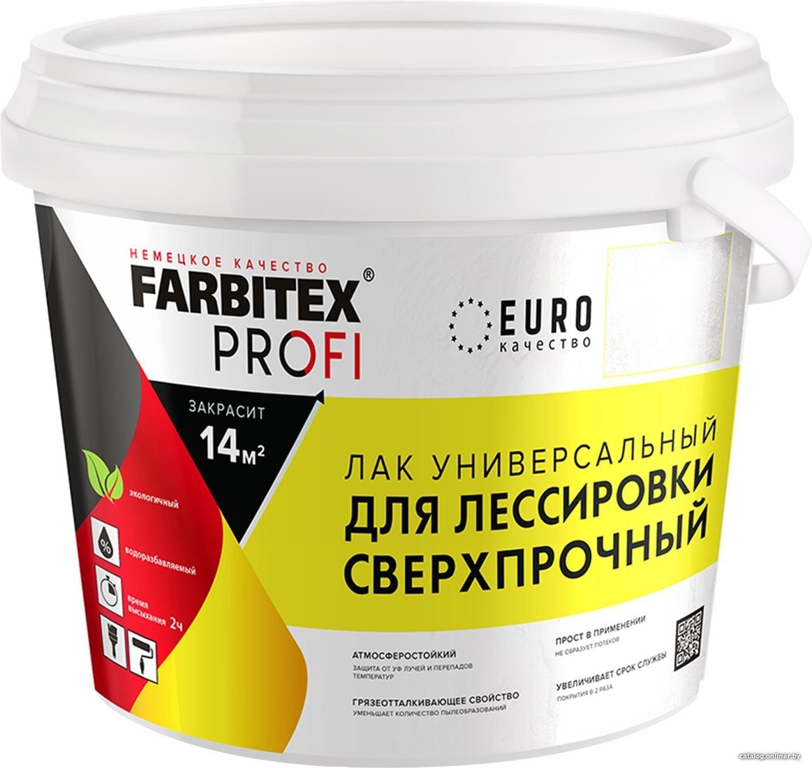 Лак Farbitex Profi для лессировки универсальный сверхпрочный 3 л