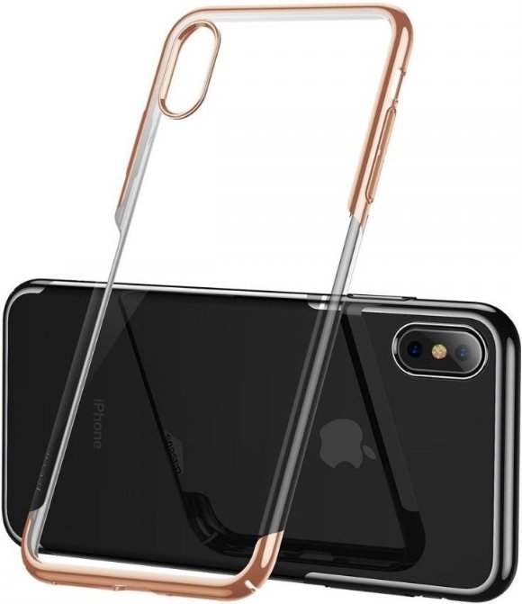 

Чехол для телефона Baseus Glitter Case для Apple iPhone Xs Max (золотистый)