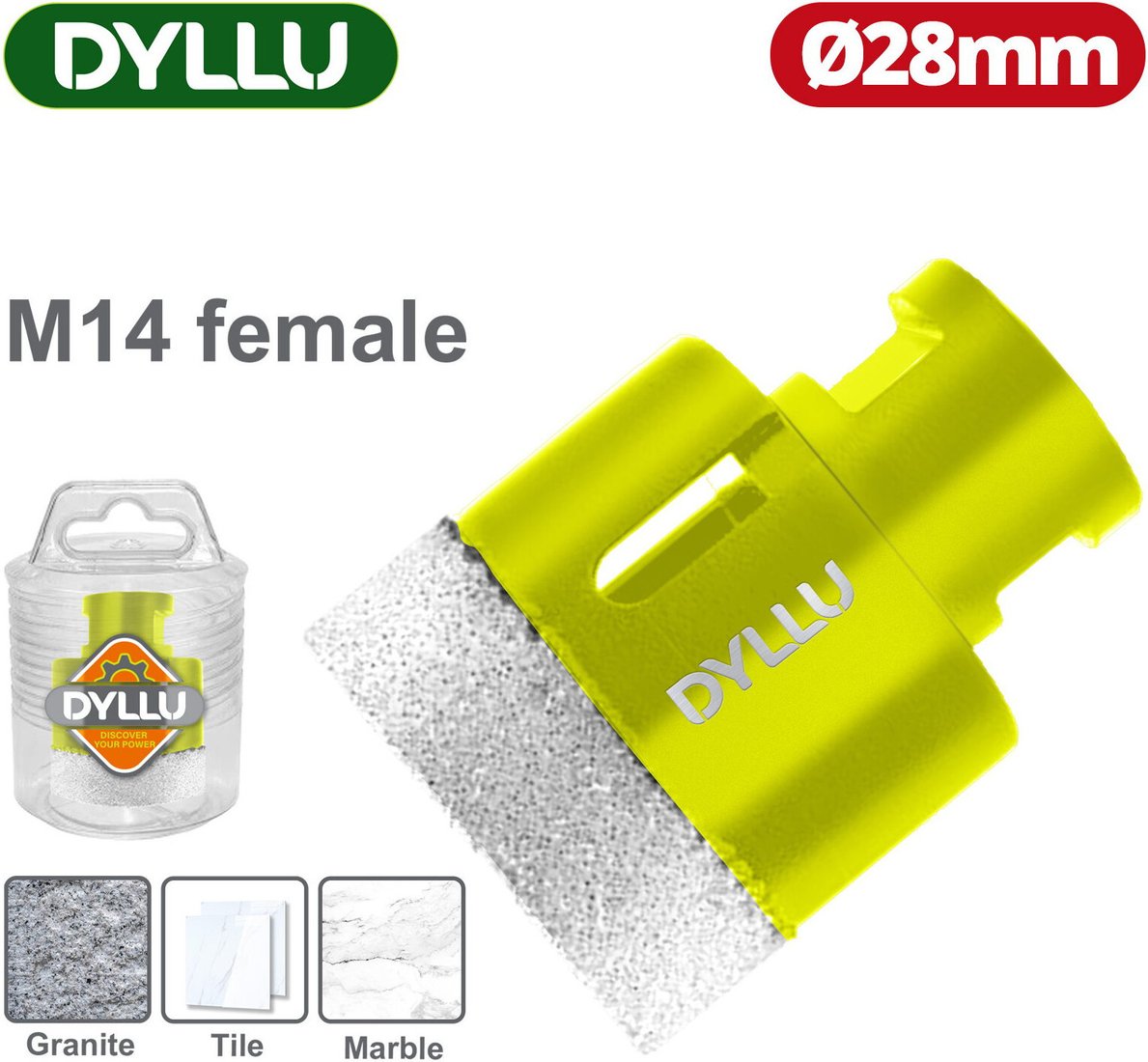 Коронка Dyllu DTKJ8K28