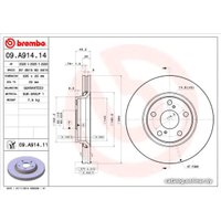  Brembo 09A91414