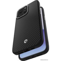 Чехол для телефона Spigen Enzo Aramid для iPhone 15 Pro ACS07045 (черный)