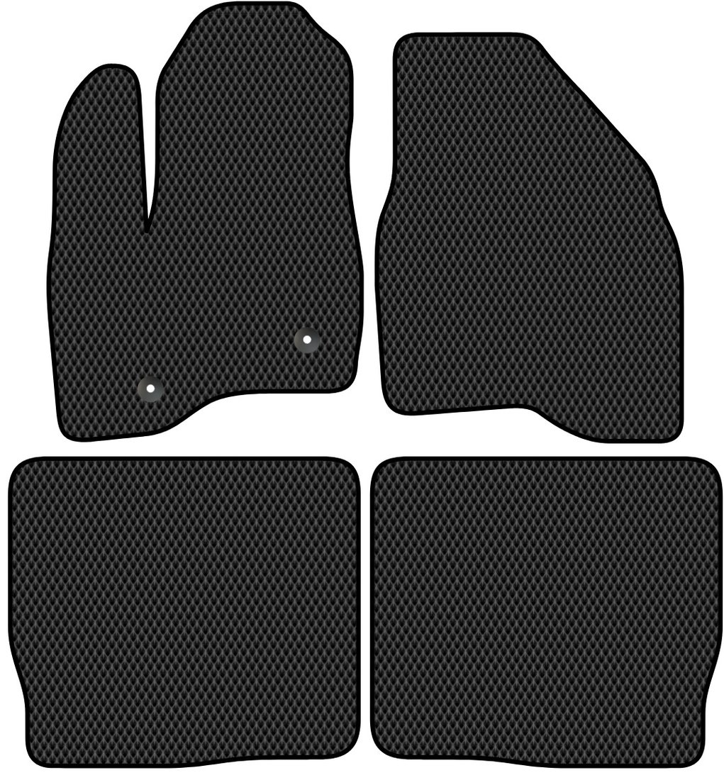 

Комплект ковриков для авто Alicosta Ford Explorer V (suv / U502) 2010 - 2018 (черный, ромб)