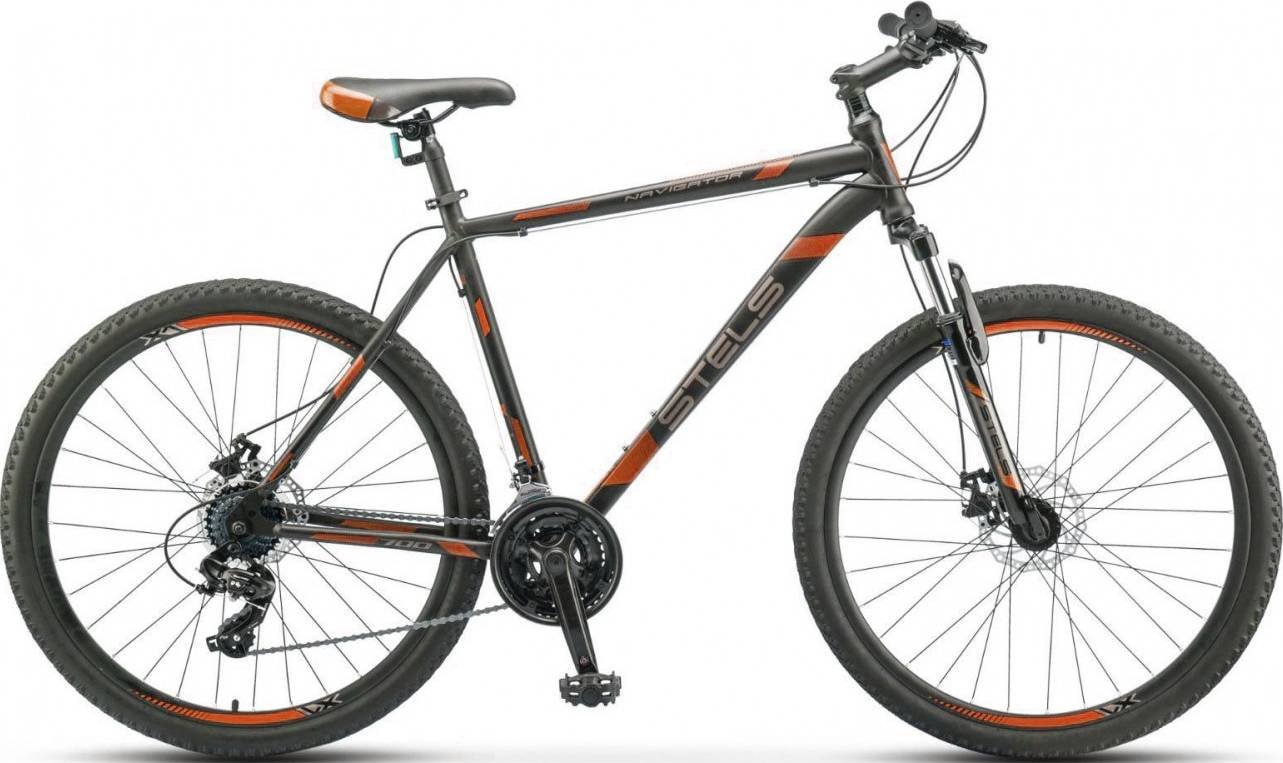 

Велосипед Stels Navigator 700 MD 27.5 F010 р.21 2020 (черный/красный)