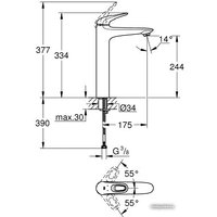 Смеситель Grohe Eurostyle 23570003