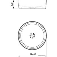 Умывальник Ravak Uni Slim XJX01140002