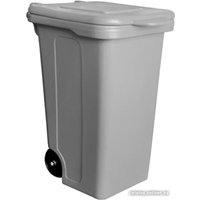 Контейнер для мусора БЗПИ с крышкой 240 л (серый)