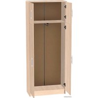 Шкаф распашной МДК ПРШ1 2-х створчатый 2020x800x400 (дуб млечный)