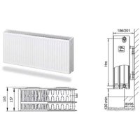 Стальной панельный радиатор Лемакс Compact 33 500x800