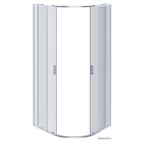 Душевой уголок Aquatek AQ ARI RO10020BL 100x100 (черный/прозрачное стекло)