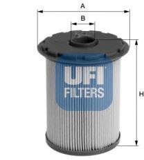 

Топливный фильтр UFI 2669600