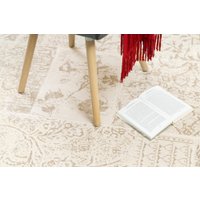 Ковер для жилой комнаты Karven Nostalji 120х180 KV 033 (хлопок/вискоза, светло бежевый)