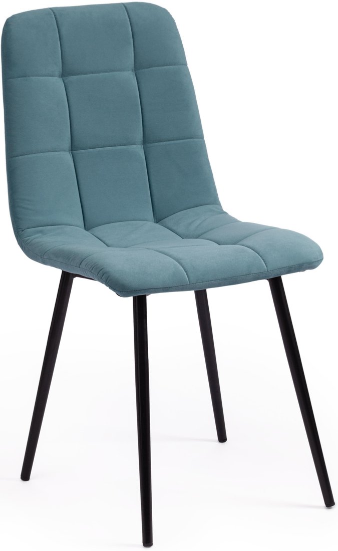 

Стул TetChair Chilly Max (велюр/металл, темно-бирюзовый 22/черный)