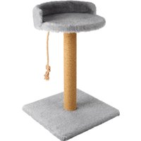 Когтеточка Leader Toys Круг с квадратной платформой с кошачьей мятой МТ14020 (серый)