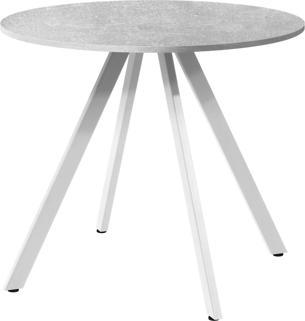 

Обеденная группа Millwood Олесунн D90x90x75х1.8 (бетон/металл белый)
