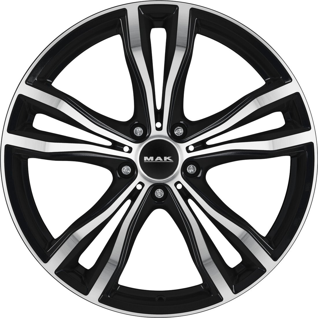 

Литые диски MAK X-Mode 21x10.5" 5x112мм DIA 66.6мм ET 43мм Black Mirror