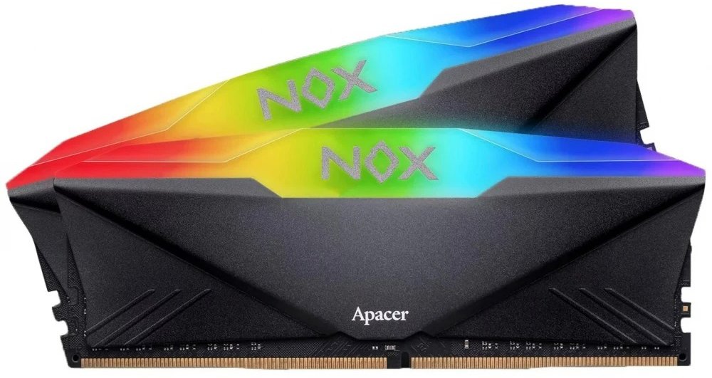 

Оперативная память Apacer NOX RGB 2x8ГБ DDR4 3600МГц AH4U16G36C25YNBAA-2