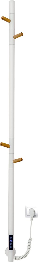 

Полотенцесушитель Gloss & Reiter Primum тип.E2 L.15x140.H4 (таймер, white/wood)
