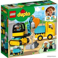 Конструктор LEGO Duplo 10931 Грузовик и гусеничный экскаватор