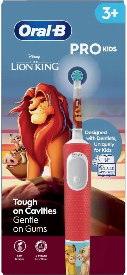 Электрическая зубная щетка Oral-B Vitality Pro Kids The Lion King D103.413.2K