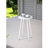 Журнальный столик Sheffilton SHT-T109 (белый муар)