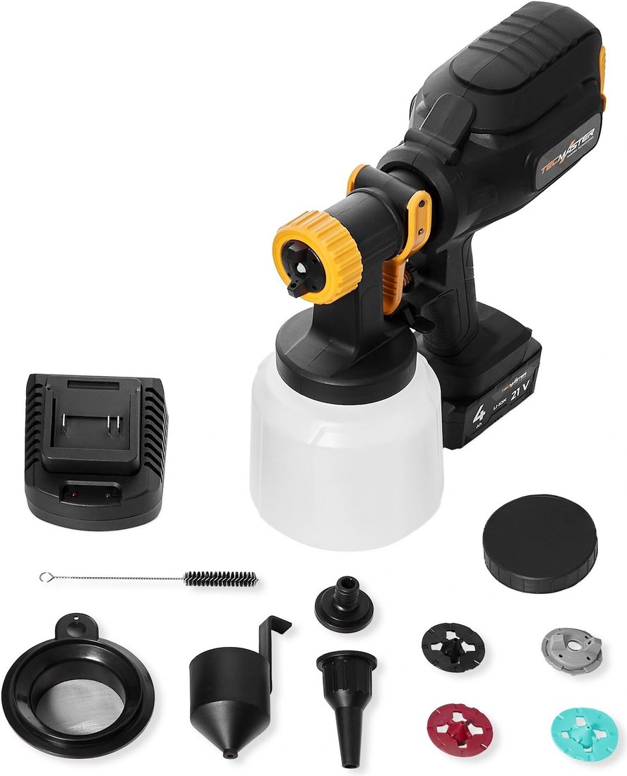 Краскораспылитель Tecmaster T 1250 Extra (с 2-мя АКБ)