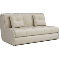 Диван Мебель-АРС Аккордеон Барон №2 ППУ 155x200 (бархат бежевый Star Velvet 6 Light Beige)