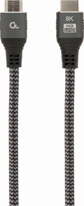 

Кабель Cablexpert CCB-HDMI8K-2M HDMI - HDMI (2 м, черный/серый)