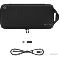 Клавиатура Logitech Pro X TKL Logitech GX Blue Clicky 920-012118 (черный, нет кириллицы)