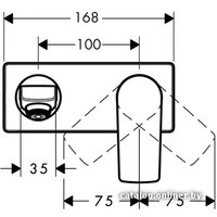 Смеситель Hansgrohe Metris 31086000