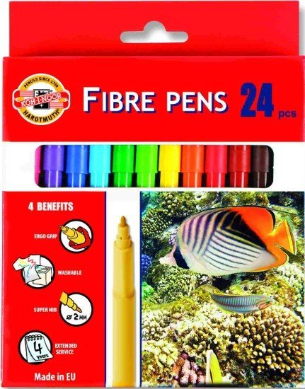 

Фломастеры Koh-i-Noor Hardtmuth 771002BD05KS (24 шт)
