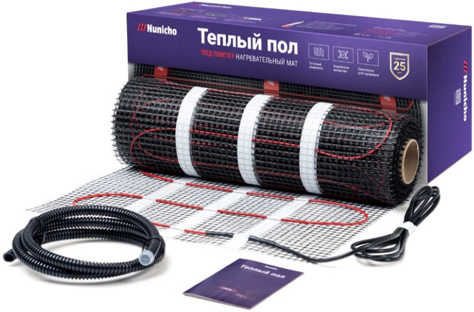 

Нагревательный мат Nunicho Etalon SHP 525Вт (3.5м2)
