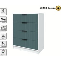 Комод Интерлиния Концепт Лайн КТ-К80 (белый платинум/верде)