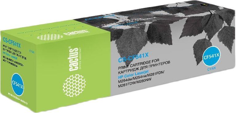 

Картридж CACTUS CS-CF541X (аналог HP 203X CF541X)