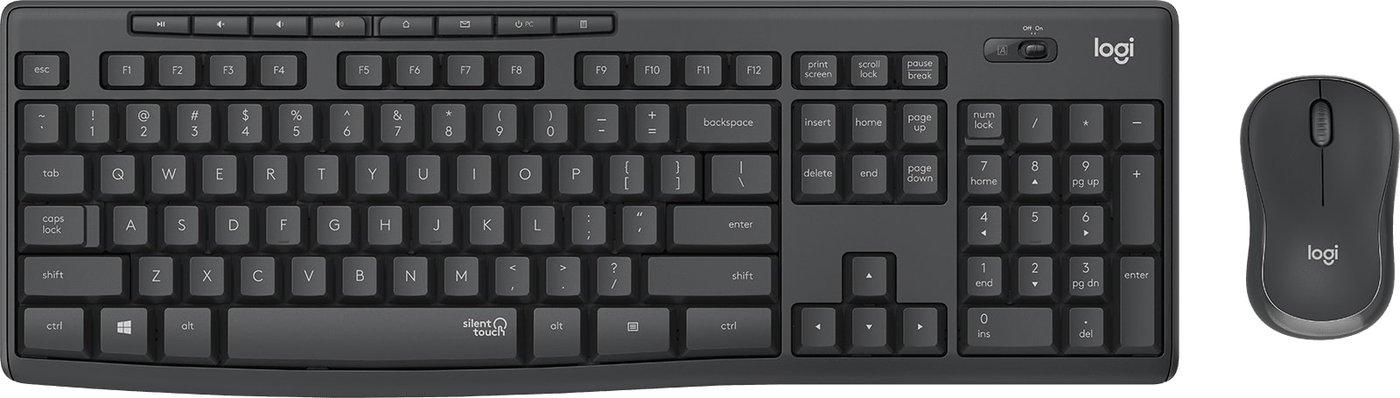 

Офисный набор Logitech MK295 Silent Wireless Combo 920-009782 (графитовый, нет кириллицы)