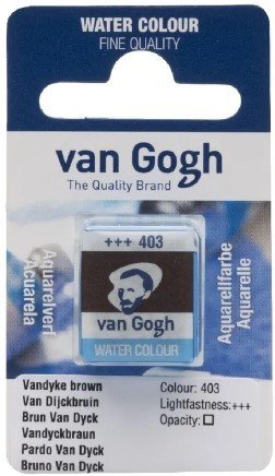 

Акварельные краски Van Gogh 403 20864031 (ван-дик коричневый, кювета)