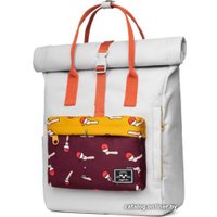 Городской рюкзак MAH MR20C1965B01 (светло-серый/бордовый)