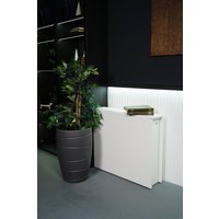 Стол-книга Stoloff Мечта 1600x850 (белый, опоры складные, углы прямые с роликами и ручками)