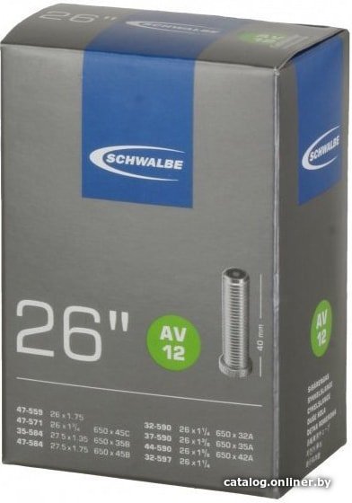 Велокамера Schwalbe AV12 30/47-559/597 IB AGV 40мм [10423340]