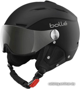 Горнолыжный шлем Bolle Backline Visor Soft Black & Silver