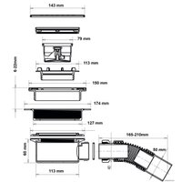Душевой уголок Ambassador Set 10011105-MA1