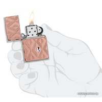 Зажигалка Zippo Armor Geometric Diamond Pattern Design 49702