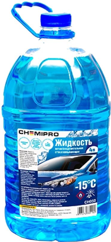 

Стеклоомывающая жидкость Chemipro -15С Зимняя 4л