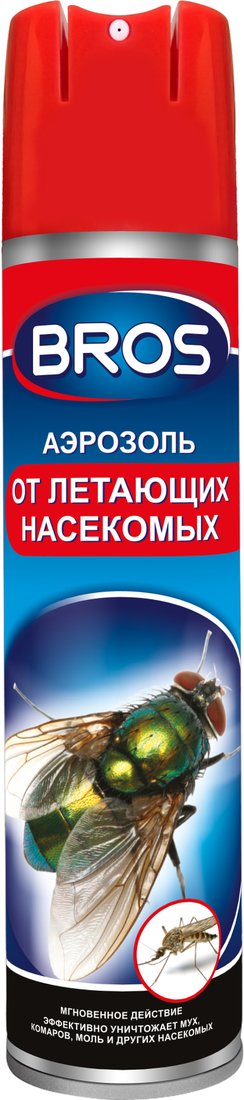 

Аэрозоль против насекомых Bros от летающих насекомых 250 мл