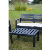 Набор садовой мебели Ipae Progarden JAV04CCA (антрацит)