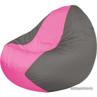 Кресло-мешок Flagman Classic К2.1-200 (серый/розовый)