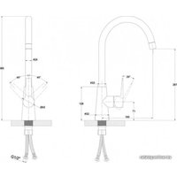 Смеситель Paulmark Holstein Ho212065-401 (антрацит)