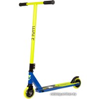 Трюковый самокат Novatrack Wolf 70 110P.WOLF.BBL22 (лимонный)