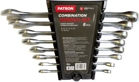 

Набор ключей Patron P-5086MP (8 предметов)